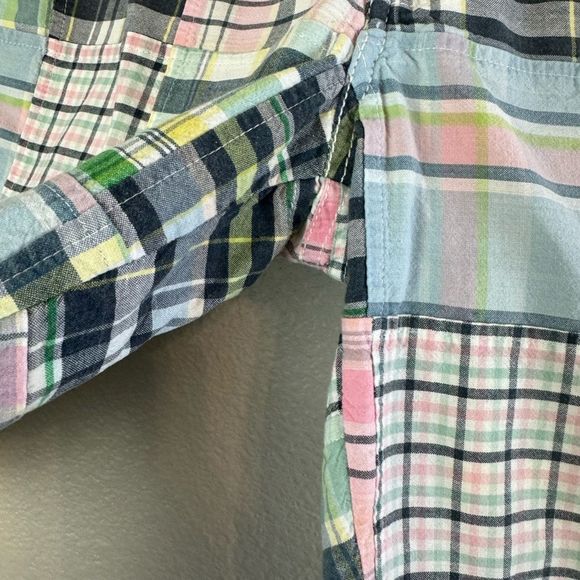 Tailor Vintage Mens Patch Madras Shorts Size 32 - Picture 6 of 8